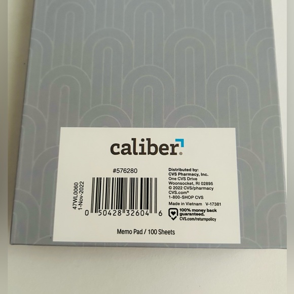 New Memo Pad Caliber 100 Sheets "My Best Intentions" - Picture 3 of 12
